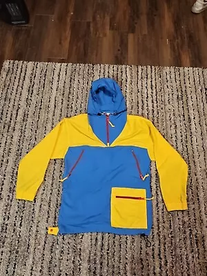 Vintage 90s Sierra Designs Colorful Ski Lightweight Packable Jacket S Side Zips • $19.99