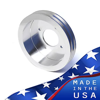 Pontiac High Flow 2V Crankshaft Pulley 350 400 428 455 Overdrive Crank Aluminum • $82