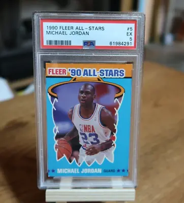 1990 Fleer All-Stars Michael Jordan #5 PSA 5! • $0.99