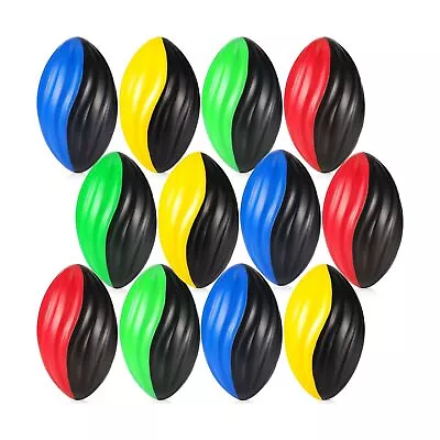 Jerify 12 Pcs Mini Foam Footballs For Kids Students 7 Inch Small Spiral Footb... • $75.76