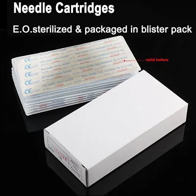 50 Mixed Assorted Tattoo Needles 10 Sizes - Round Liner Shader Magnum 3 5 7 9 RS • $14.66