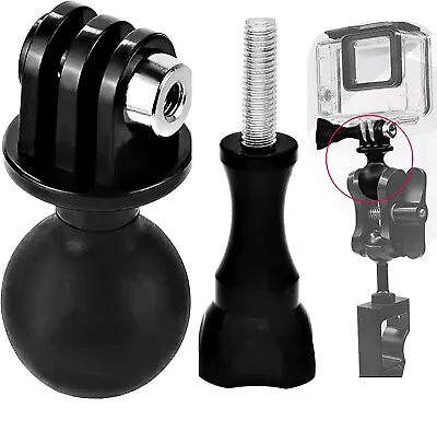 Ball Mount Adapter For Gopro Hero Series/Yi/Coyote/AKASO/SJCAM With Long Screw  • £5.51