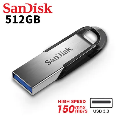 £7.99 • Buy 512GB SanDisk Ultra Flair USB 3.0 Flash Drive Memory Stick Pen 150MB/s