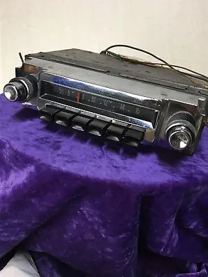 Mopar 836 PT 43234 512 1955 8 Tube 6 Volt Radio Original Old Chrome Retro Cool • $165