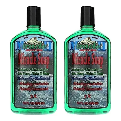 Miracle Ii Miracle Soap 3x (three-times Mineral Mix) 638ml X2 • $62.55