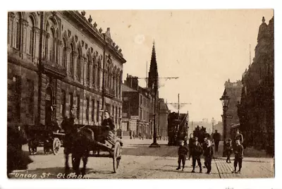 Postcard - Electric Tram Union Street Oldham Manchester. • £2