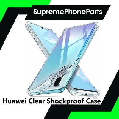 For Huawei P20 P30 P40 Pro Lite Mate P Smart Clear Shockproof Gel Bumper Case • £2.49