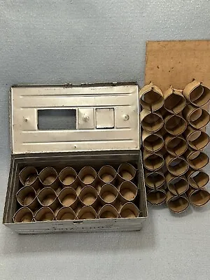 Vintage 1920’s 3 Doz. Steel Egg Crate Complete • $35