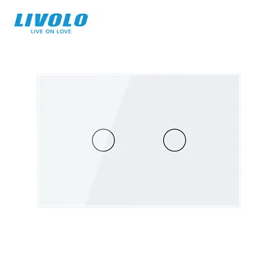LIVOLO AU Standard Touch Switch 1/2/3/4 Gang 1/2 Way Light No Neutral Wire Mute • $31.28
