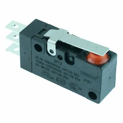 19mm Lever Waterproof Microswitch SPDT 10A IP67 Micro Switch • £4.09