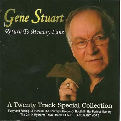 Gene Stuart Return To Memory Lane CD 20 Tracks Special Collection Irish Country • £14.99