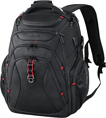 KROSER Travel Laptop Backpack 17.3 Inch XL Computer Backpack With Hard Shell Sa • £53.99
