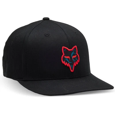 $34.95 • Buy Fox Racing Withered Flexfit Baseball Hat Cap Curved Brim Iconic Logo Black