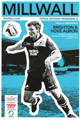 Millwall V Brighton 22.9.2012 • £2.99