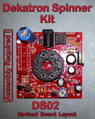 $19.95 • Buy Dekatron Spinner - Parts & PCB - DS02A - No Tube