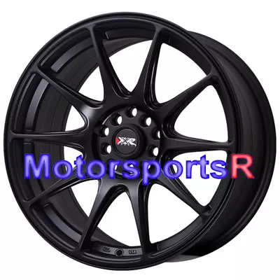 XXR 527 18 X 8.75 +20 Flat Black Rims Wheels 5x114.3 15 Mitsubishi Evo X MR FE • $761.05