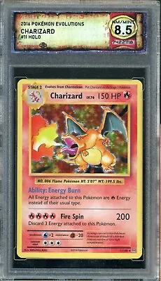 $31 • Buy Pokemon Charizard XY Evolutions Holo Rare #11 DSG 8.5 -118X2