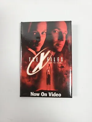 $8 • Buy X Files Pin Back Button Fight The Movie 1998 Video Store Promotional  Badge.  50