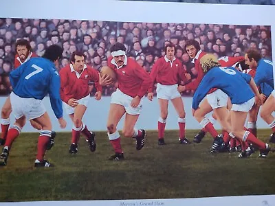 1976 GRAND SLAM Welsh Rugby Mervyn Davies JPR JJ Williams Phil Bennett Edwards • £50