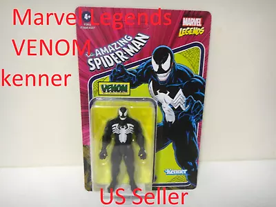 Marvel Legends Retro Venom 3.75  Kenner Figure Unpunched The Amazing Spider-Man • $12.91