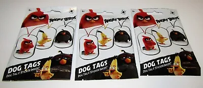 $14.95 • Buy Angry Birds Dog Tags & Stickers Bundle Of (3) Random Blind Bag Packs New Sealed