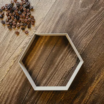 £3.99 • Buy Hexagon Cookie Cutter  - Biscuit Cutter - Fondant - 3 Sizes