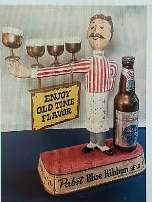 1950`s Pabst Blue Ribbon Bartender Advertising Beer (MUG ONLY) • $28