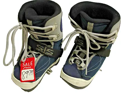 Rossignol Men's 1 Women's 2 MP 19.5 Emery SIS Step-In Blue Gray Snowboard Boots • $55.77