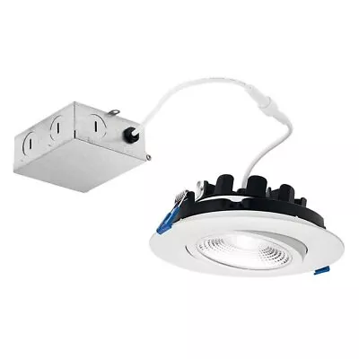 Ceiling Clear - 15W 1 LED Round Gimbal Downlight 2700K - With Utilitarian • $56.95