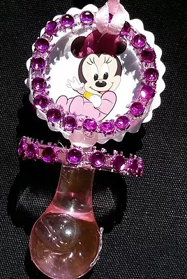 12Pcs~Baby Shower~ MINNIE MOUSE Pacifier NecklacesGirl Game PrizesGiftFavors • $14.89