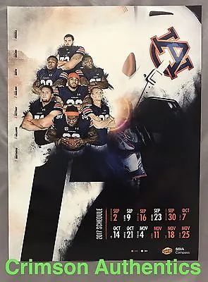 2017 Auburn Tigers Football Schedule Poster SEC Jarrett Stidham Daniel Carlson • $7.99