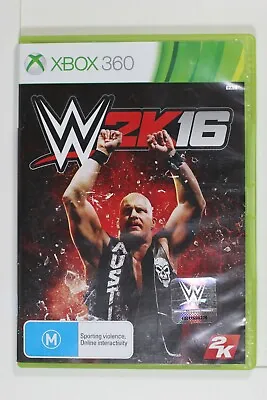 WWE 2K16 - Xbox 360 - Includes Manual Tracking (D964) • $19.99