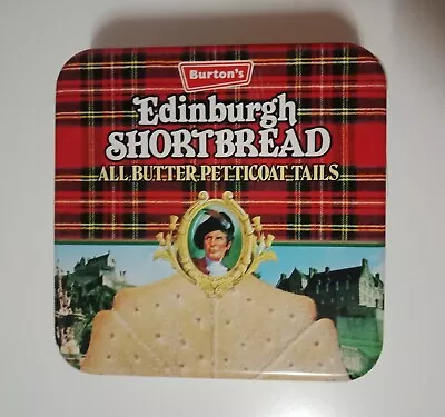 Vintage Burtons Edinburgh Shortbread Tin • $9.95