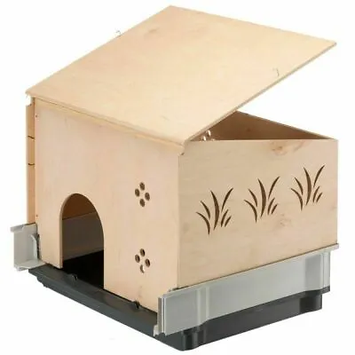 £69.99 • Buy Indoor Wooden House For Rabbits Guinea Pigs With Base Tray Fits Other Cages