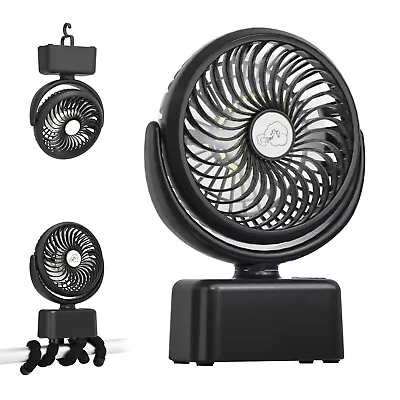 Oscillating Portable Fan Versatile Rechargeable Small Fan For Home/Outdoor • $22.99