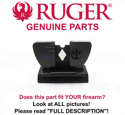 Ruger Adjustable Rear Sight BLACK LINES 10-22 Folding Dovetail Mount Marble's • $21.99