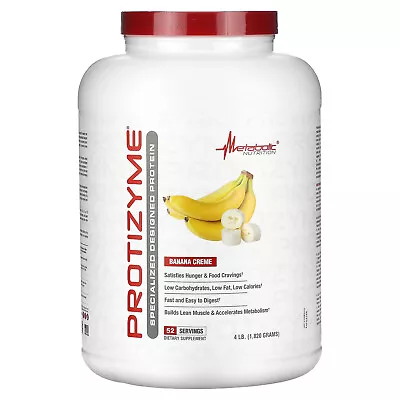 Protizyme Specialized Designed Protein Banana Creme 4 Lb (1820 G) • $89.99