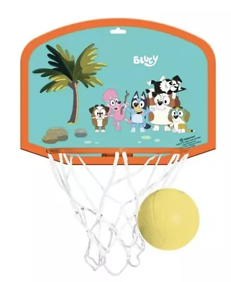 Bluey Basketball Hoop Set Hanging Indoor  Mini Basketball Hoop ⭐️RARE⭐️ • $21.95