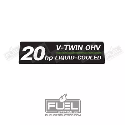GX345 325 335 345 20HP V-Twin OHV Lawn Tractor Premium Vinyl Decal • $11.95