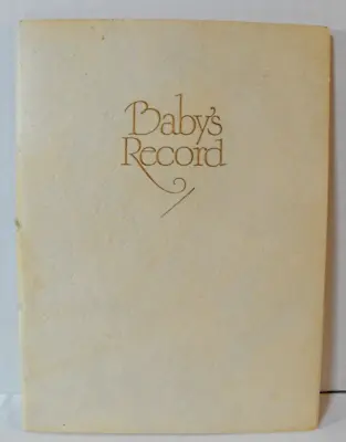 Vintage BABY'S RECORD Book ~ C M Burd ~ Adohr Stock Farms Milk Los Angeles • $14