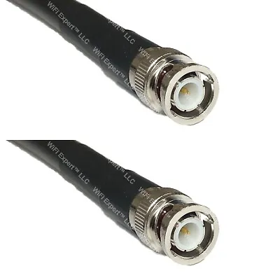 TIMES ® 2' LMR400UF BNC Male To BNC Male Jumper RF Cable ULTRA FLEX USA • $40.19