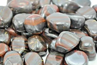 Tiger Iron Tumbled Stones Reiki Healing Stones Meditation Chakra Crystals • $7.78