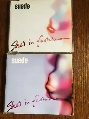 £1.35 • Buy Suede- She's In Fashion  ** On Cd Singles- Parts 1 And 2** 1999 Nud44cd1 & 2. 