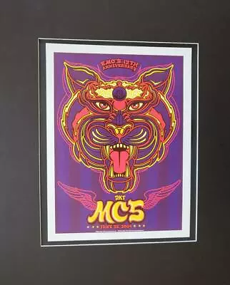 Todd Slater  DKT MC5   Poster Print Matted Offset Lithograph 2015 Rep • $49.99