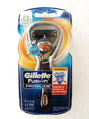 Gillette Fusion PROGLIDE Manual Handle Razor + Blade Thiner Finer Blades 1 Piece • $43.01