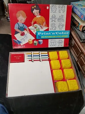 Vintage H-G Toys Print 'N' Color American Toys USA Made In Box 333 • $14.99