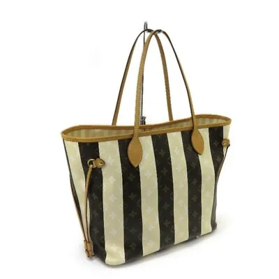 $1921 • Buy Louis Vuitton Neverfull MM M40560 Monogram Rayures Bag Tote Bag