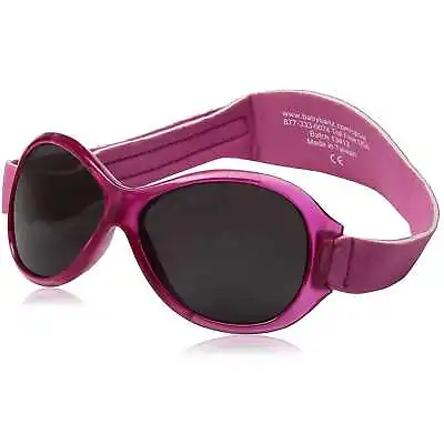 Baby Banz Retro Oval Sunglasses Pink 0-2yrs Uva Uvb Sun Protection Kids NEW • £14.99