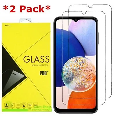 2Pack Premium Real Tempered Glass Screen Protector For Samsung Galaxy A14 5G • $3.45