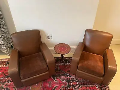 Fantastic Pair Of Art Deco Club Chairs • £350